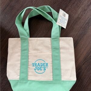 Trader Joe’s mini pastel tote